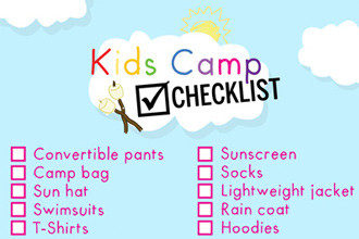 Kids Camp Checklist